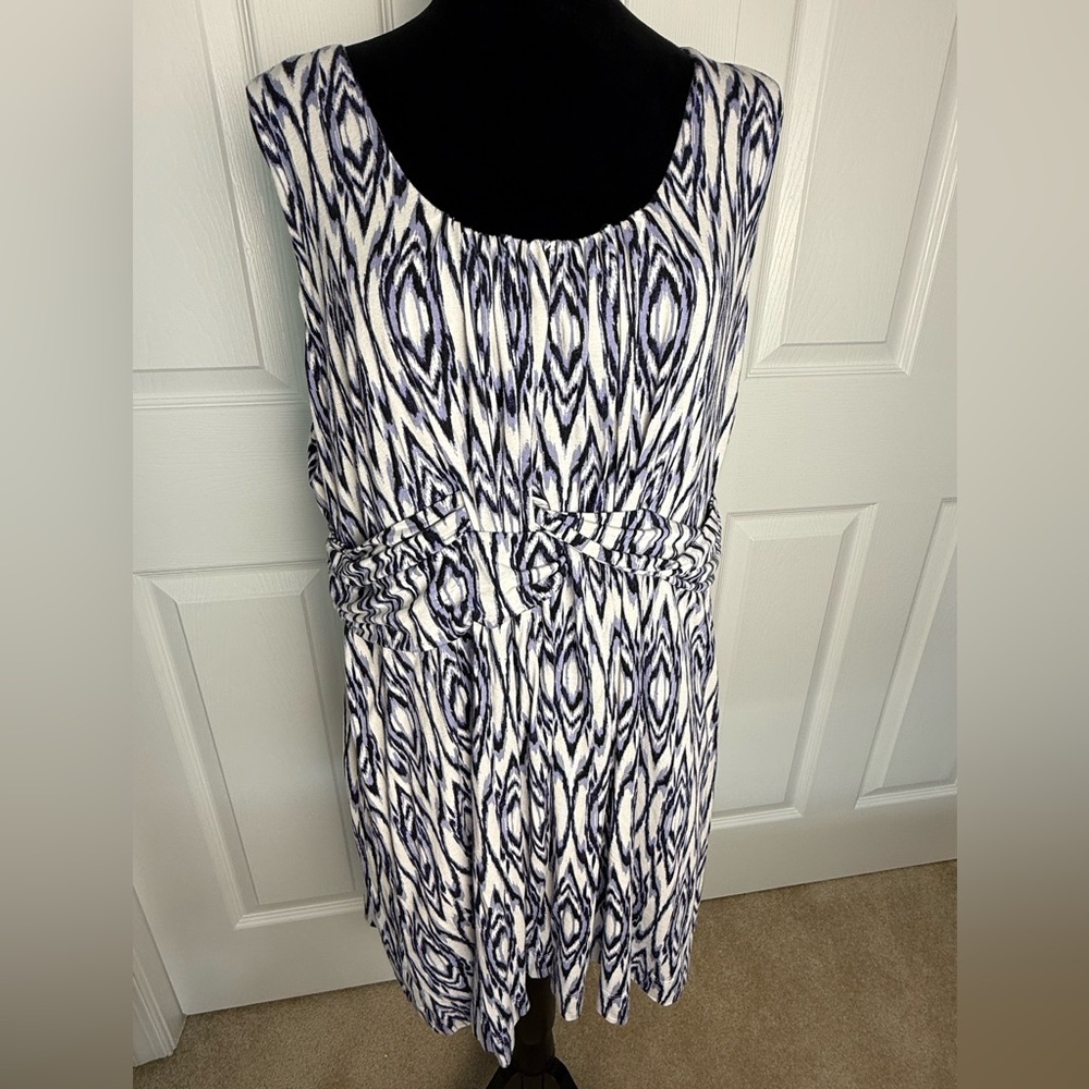 Soma Sleeveless Print Dress Size XL